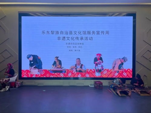 樂(lè)東文化館非遺展演及體驗(yàn)活動(dòng)精彩紛呈，藝術(shù)交流煥發(fā)文化新生機(jī)
